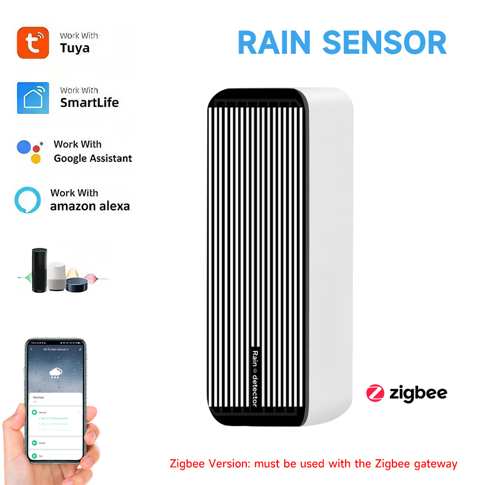 Home Assistant Tuya - Sensor de lluvia Tuya ZigBee, Sensor