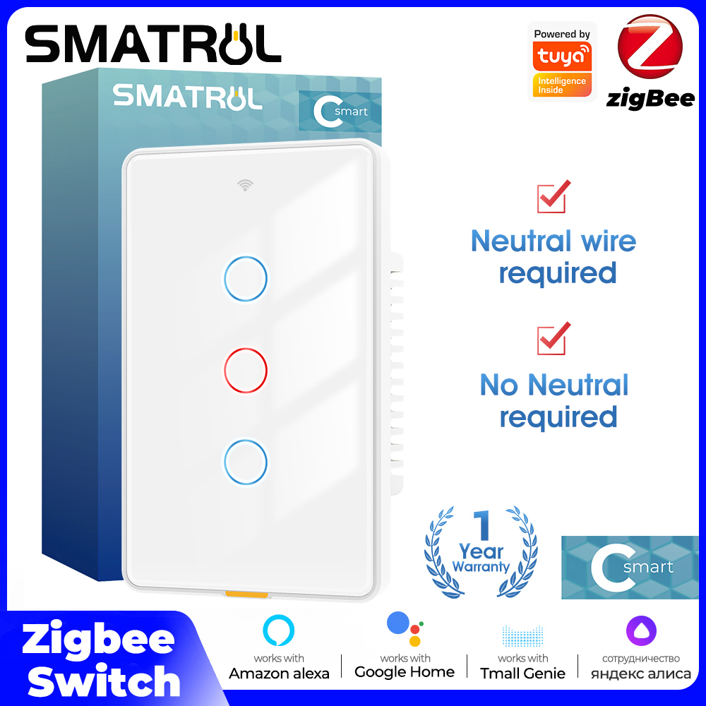 Smart Relay Tuya - Interruptor táctil de luz inteligente Tuya