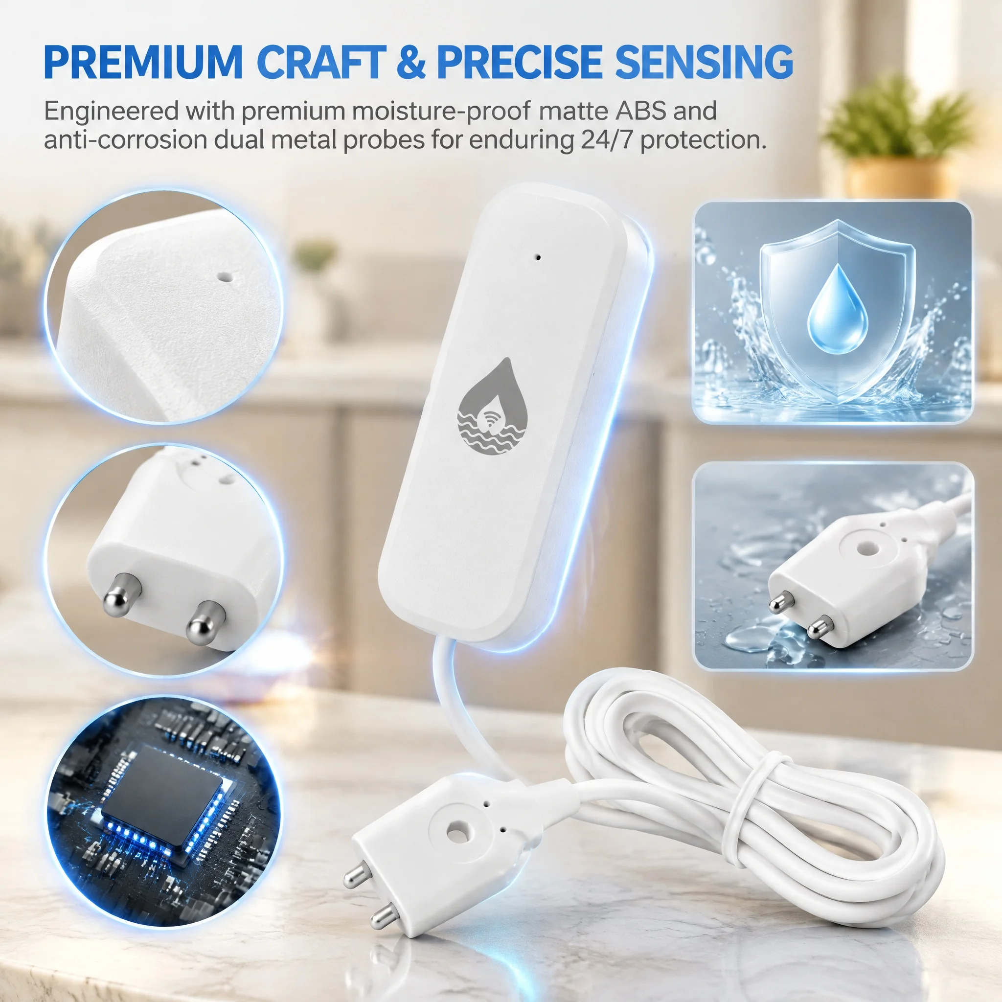 Home Assistant Tuya - Detector inteligente de fugas de agua