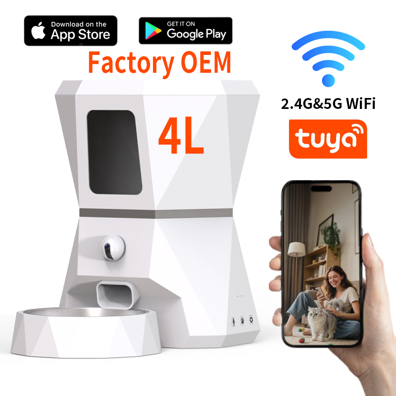 Tuya Smart - Dispensador Automático de Comida para Gatos