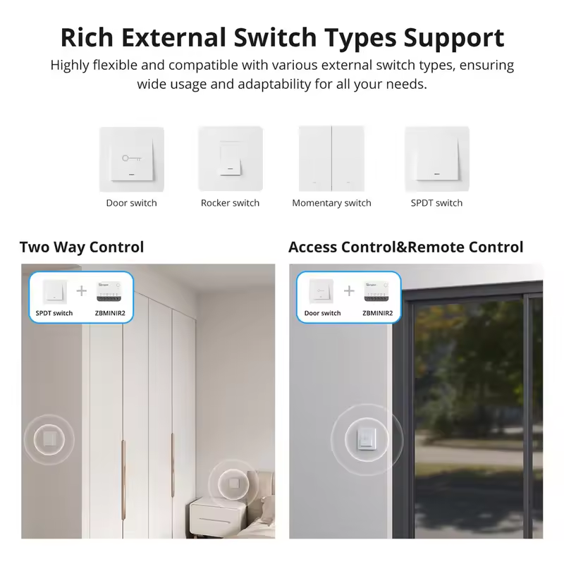 Interruptor inteligente Zigbee - Sonoff reseña y precio