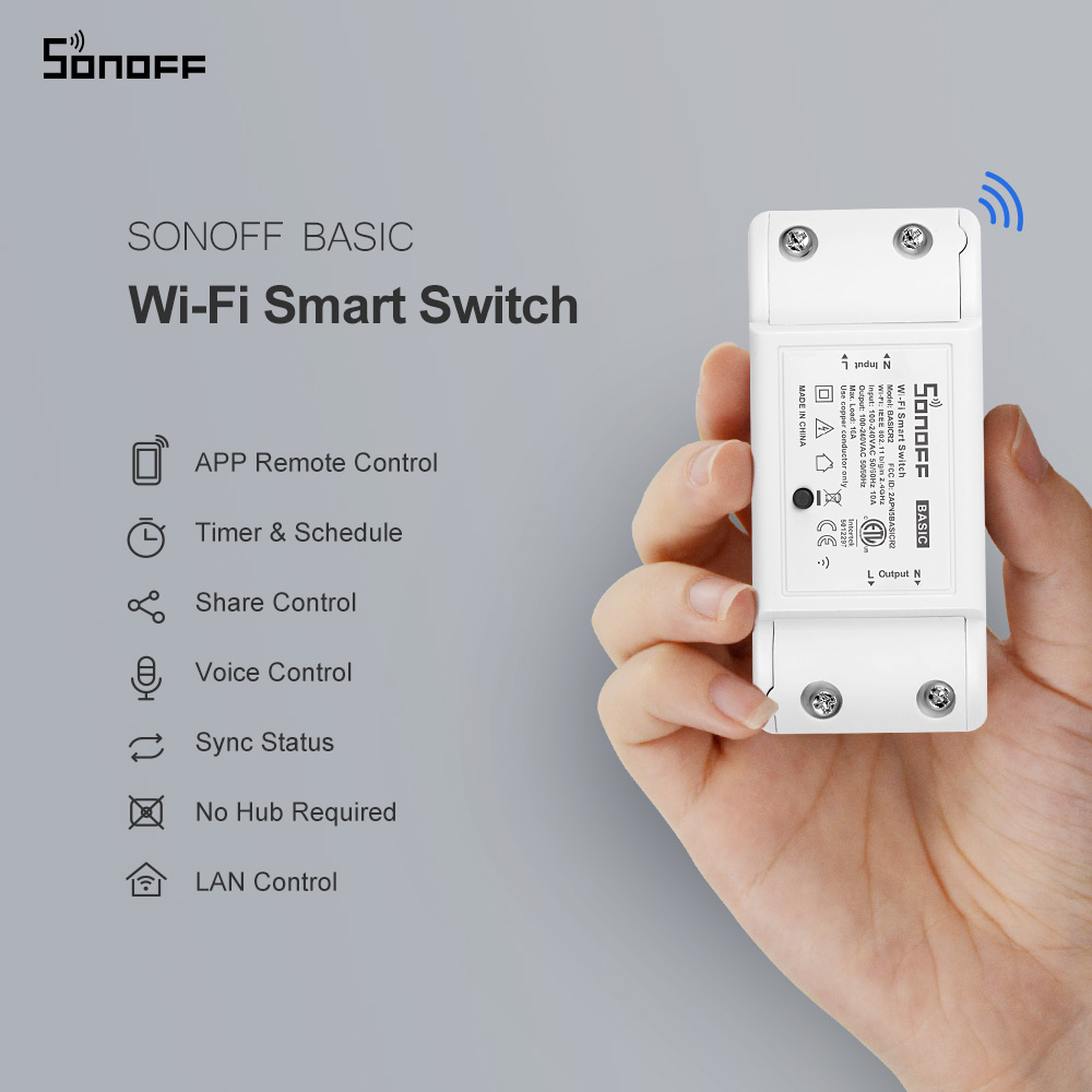 Itead SONOFF Basic R2 Mini mód - Sonoff reseña y precio