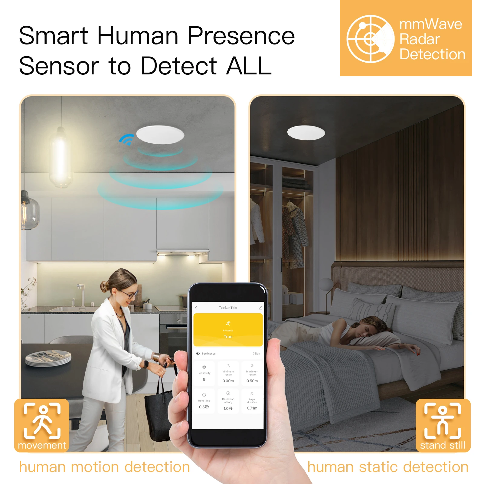 Detector de presencia humana T - Tasmota reseña y precio