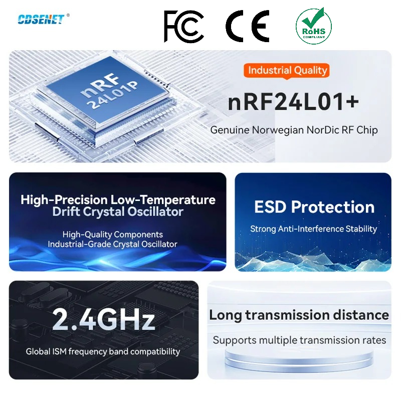 Módulo RF inalámbrico nRF24L01 - Smart Home Module Iot reseña y precio