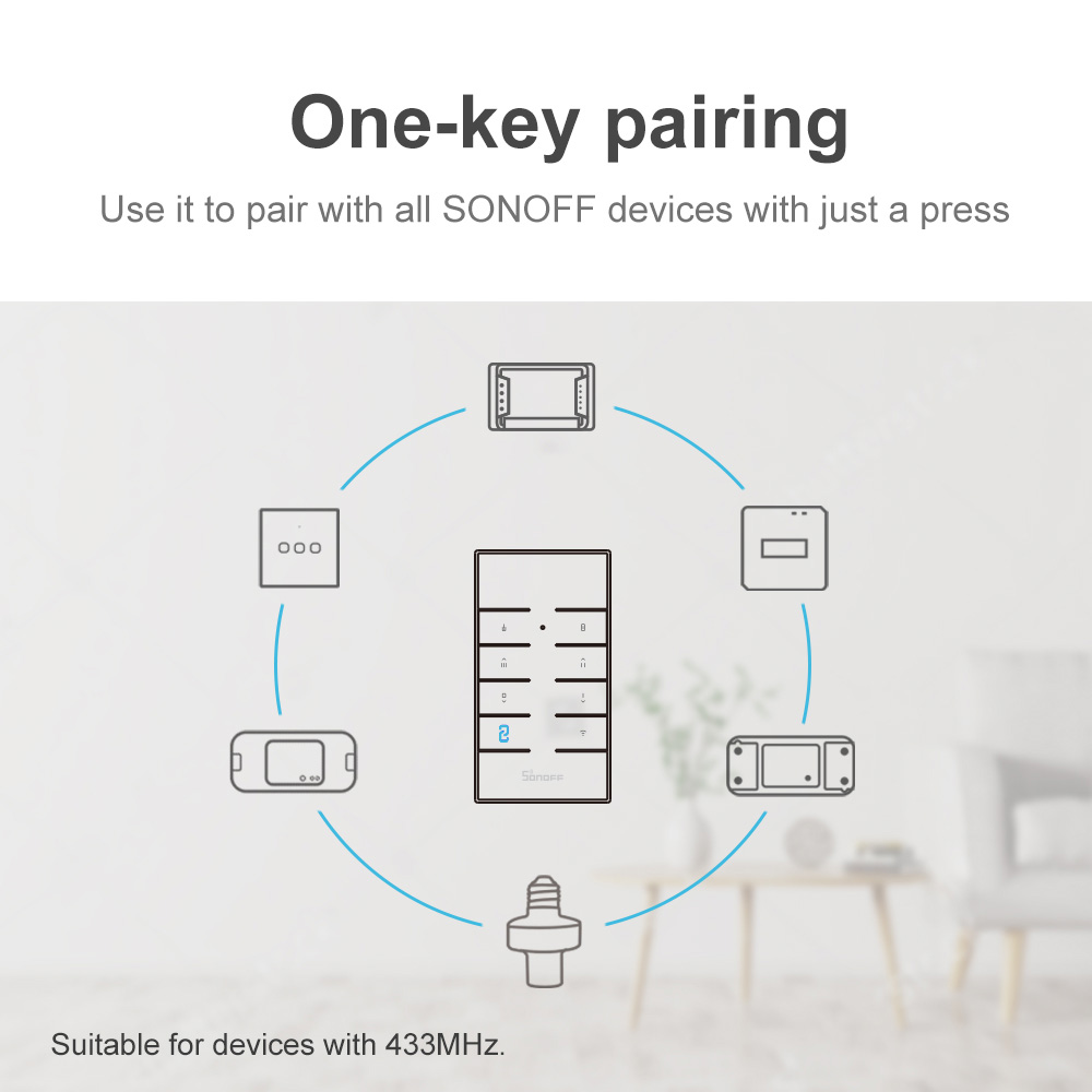 SONOFF-mando a distancia RM433 - Sonoff Mini R4 reseña y precio