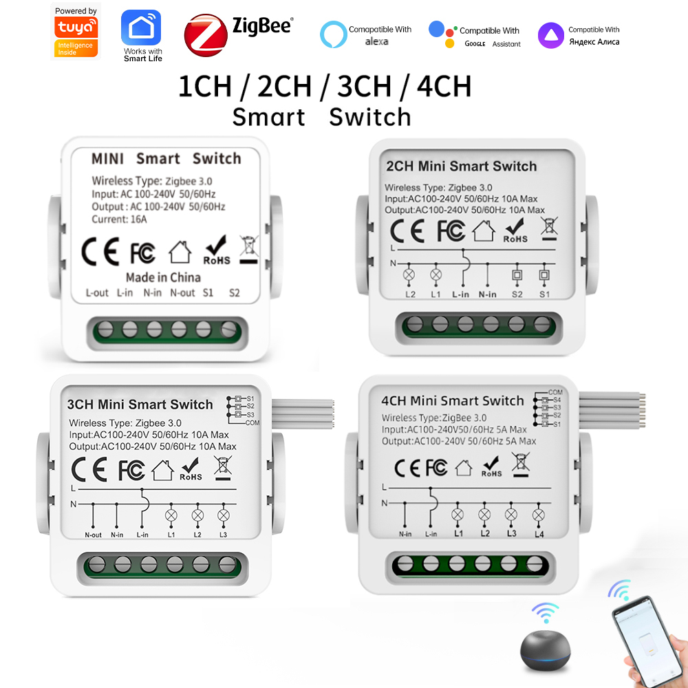 Interruptor Inteligente Tuya Z - Tuya 4 Channel reseña y precio