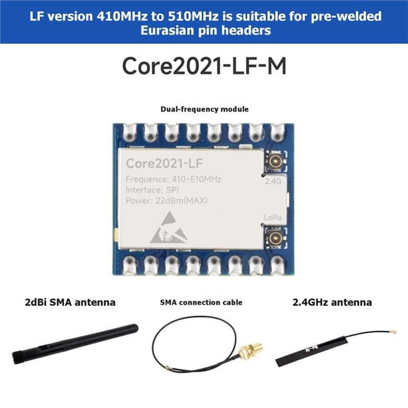 Módulo de doble banda LoRa AA6 - Smart Home Module Iot reseña y precio