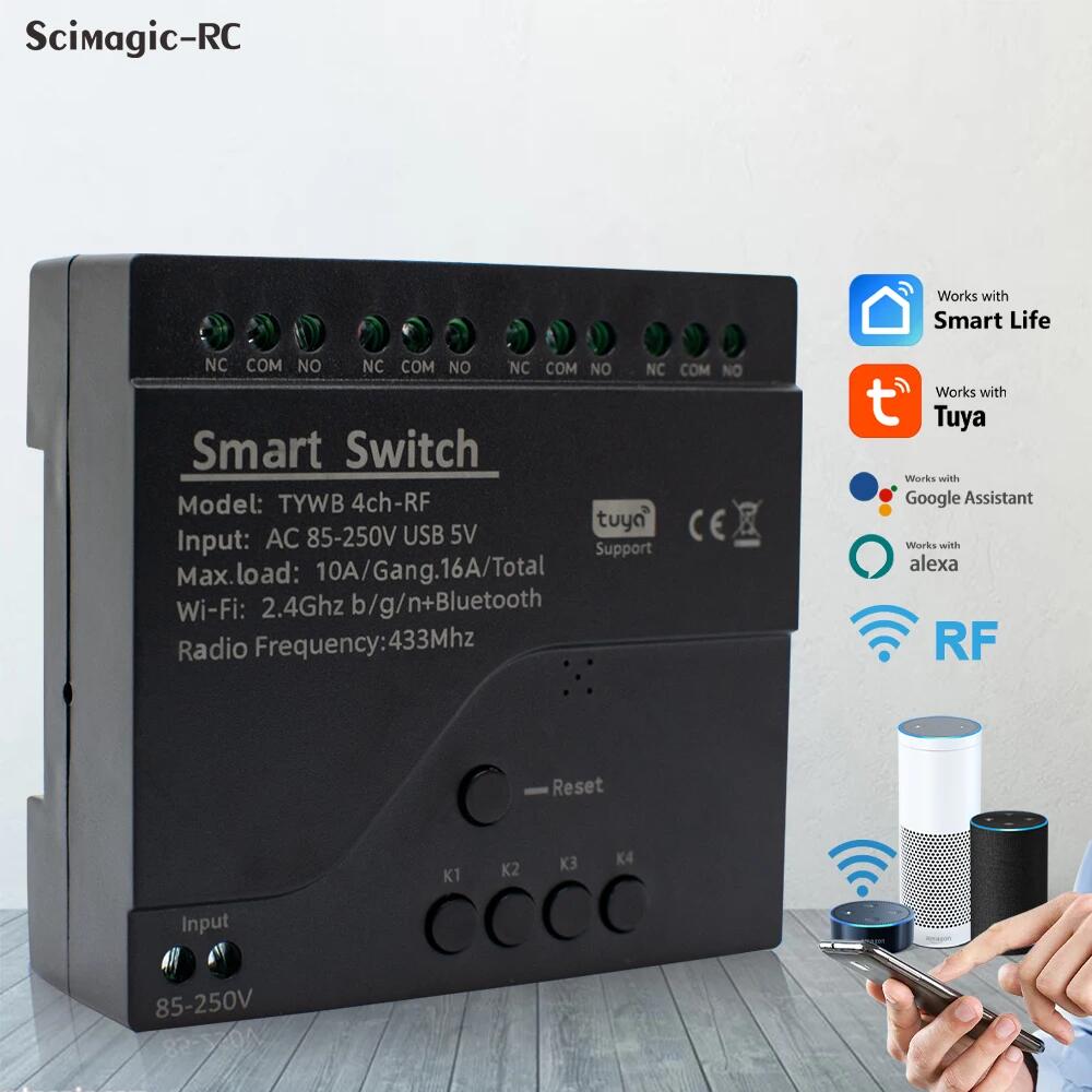 Tuya AC 85-250V 4 canales Wifi - Sonoff Mini R4 reseña y precio