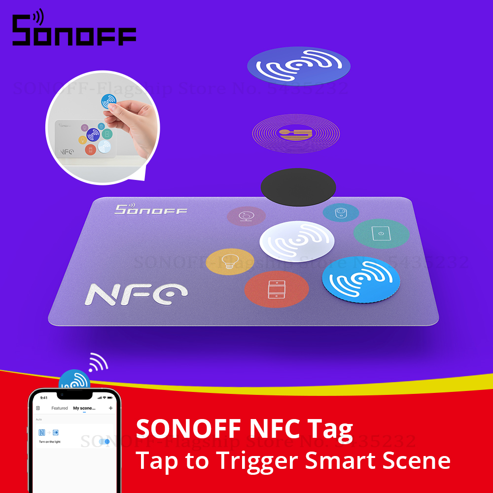 Etiqueta NFC SONOFF Ntag215, E - Sonoff reseña y precio