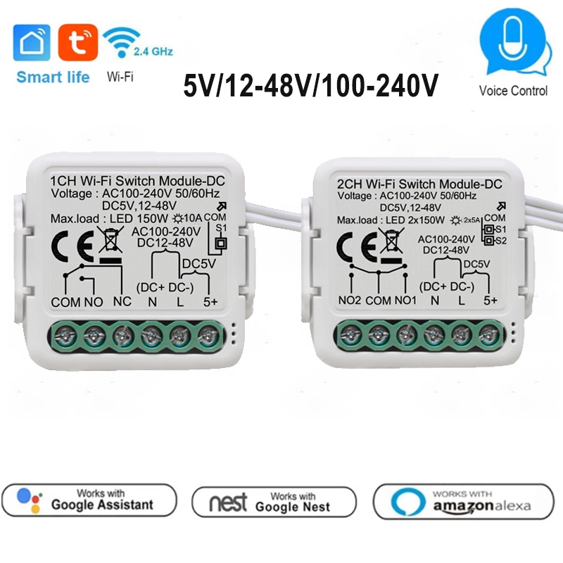 Módulo de interruptor de conta - Tuya 4 Channel reseña y precio