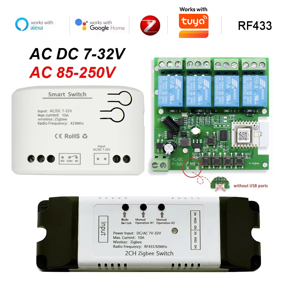 Interruptor Inteligente Zigbee - Tuya 4 Channel reseña y precio